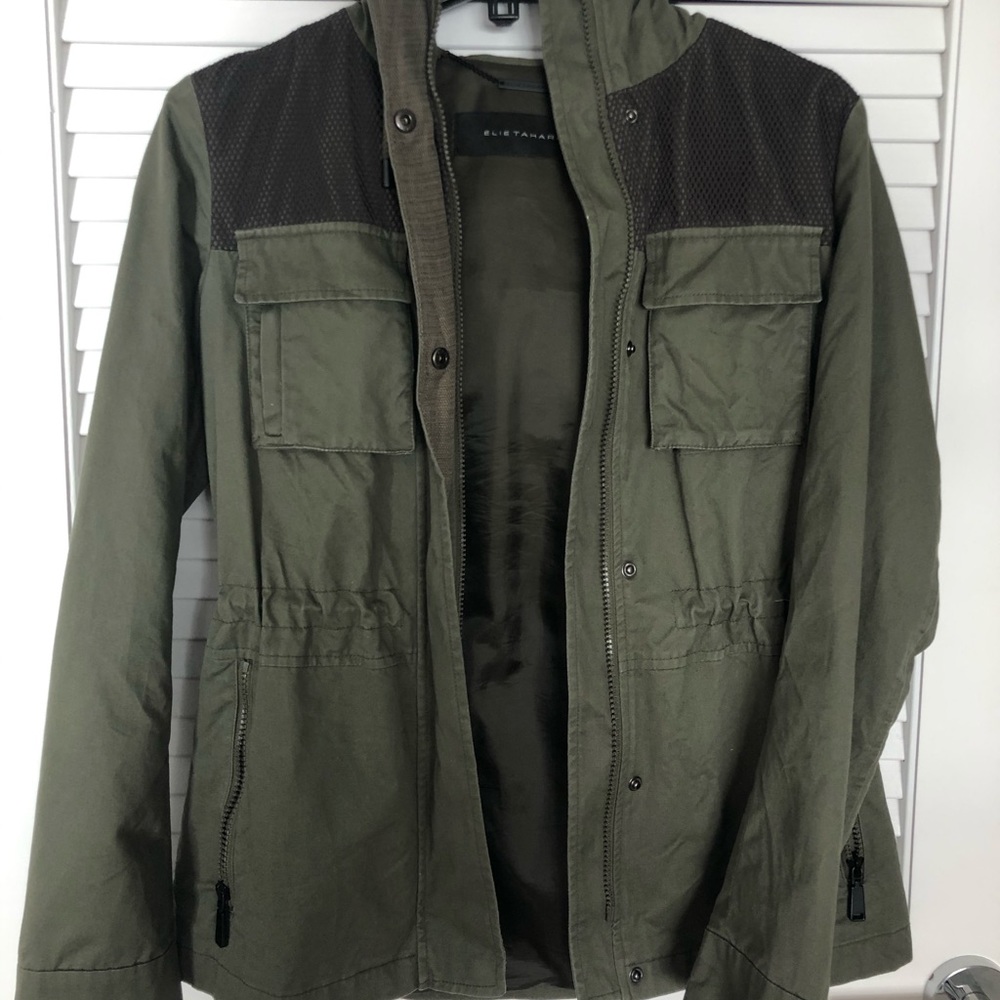 Elie Tahari Army Utility Jacket